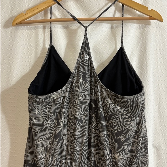 💫prAna Ayla Racerback Tank Dress, built-in bra with removable pads, Grey - Picture 9 of 12